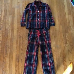 JCrew Plaid Pajama Set